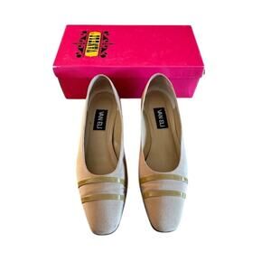 VANELI Celinda Low Heel Pumps Taupe 8.5 M